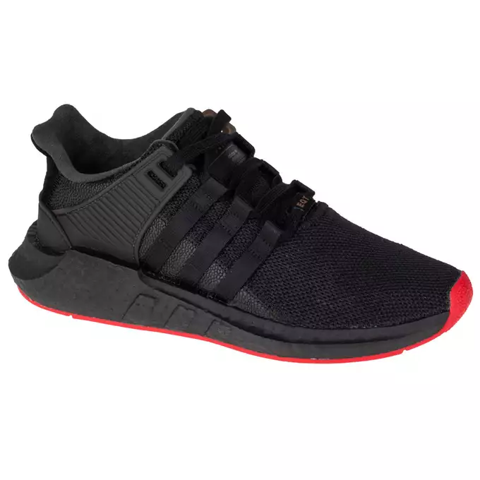 Footwear Adidas Eqt Support 93/17 Vs Pure Boost Men's Shoes Adidas EQT Support 93/ 17 Core Black/ Turbo (BB1234